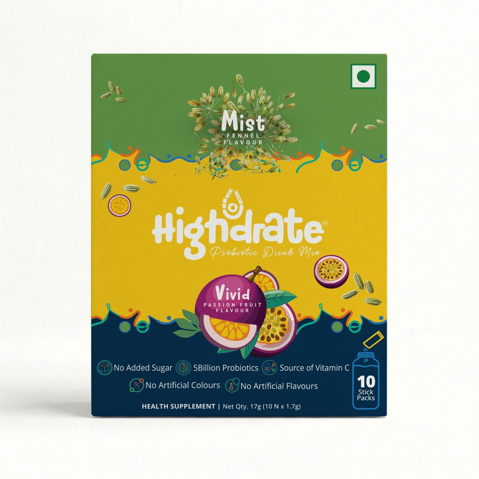 Highdrate – Mist & Vivid – Probiotic Pack
